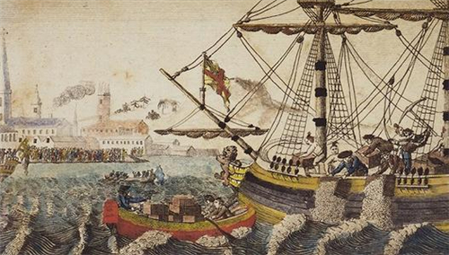 1773年12月16日：波士顿倾茶事件