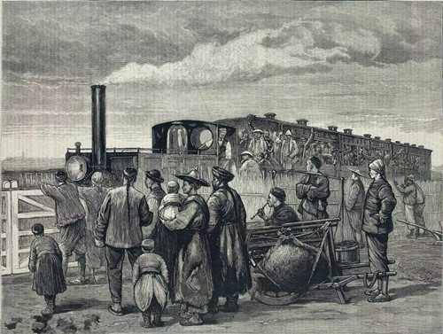 1876年07月03日：淞沪铁路正式通车