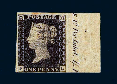 1840年05月06日：黑便士邮票发行