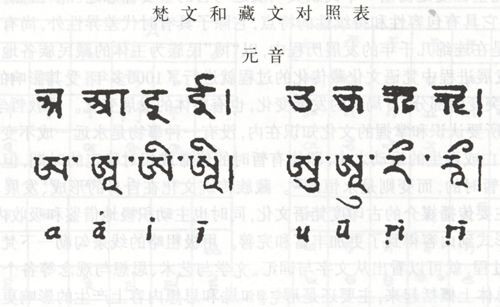 藏语主要由什么语言变化的