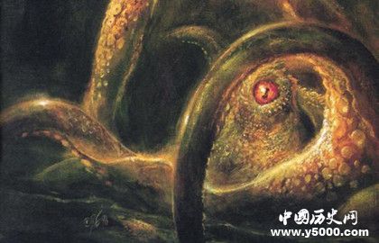 北海巨妖：北欧神话中一种传说长150米的巨型海怪