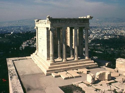 雅典娜小神庙的结构