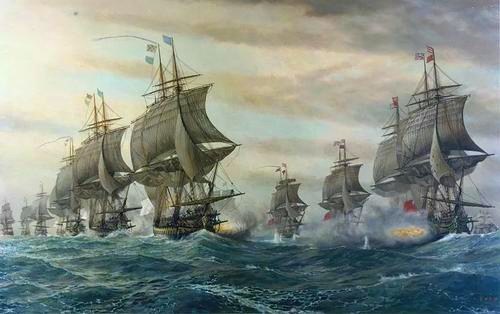 切萨皮克湾海战的过程