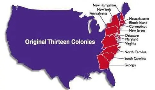 英国在北美的13个殖民地介绍